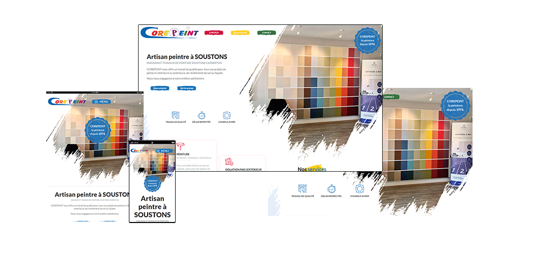 création site internet landes corepeint
